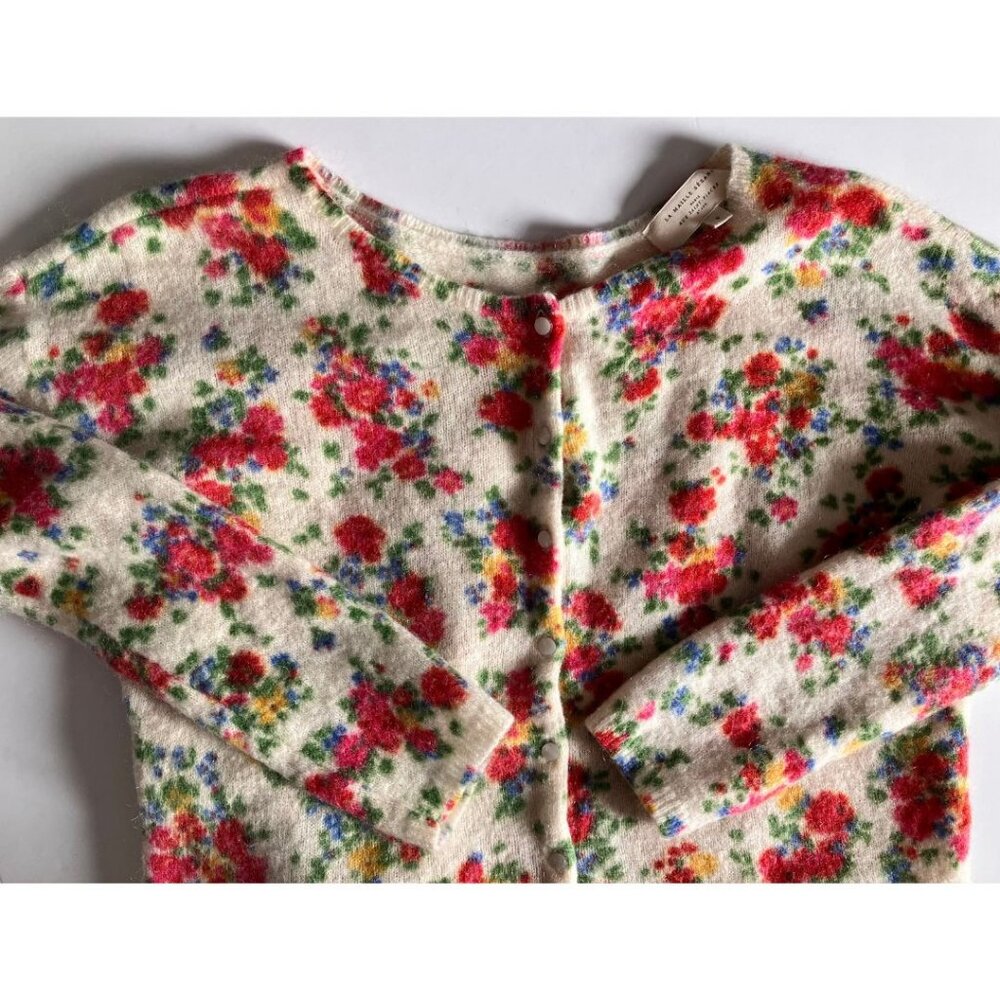 Sezane Juno Cardigan Secret Garden Size Small Wool - Picture 6 of 8